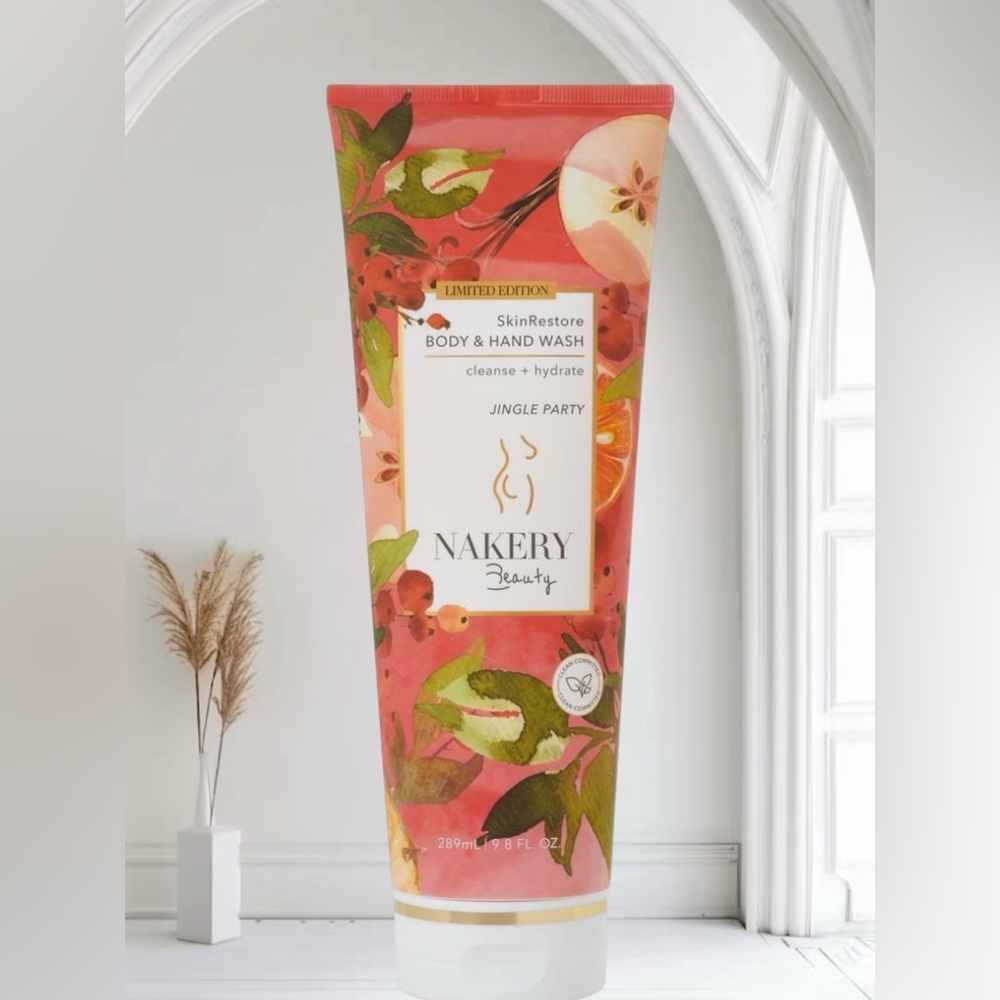 Nakery Beauty Jingle Party SkinRestore Hand & Body Wash 100ml NEW/SEALED